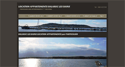 Desktop Screenshot of location-cure-balaruc-lesbains.com